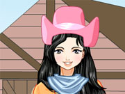 Cowgirl at Stable Game